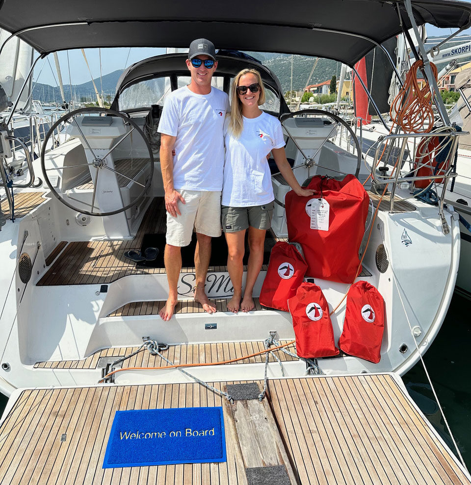 Rolly Tasker Sails Greece Team