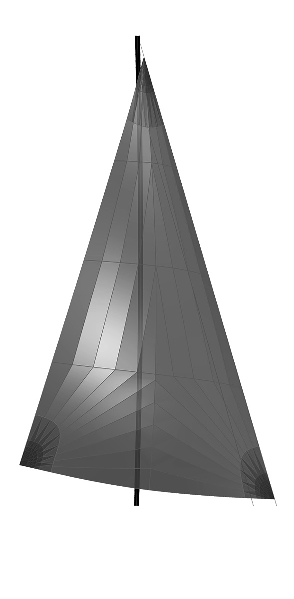 Catamaran screecher sail multihull code zero