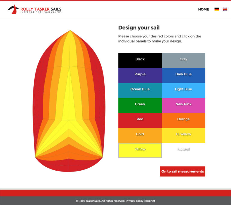 spinnaker gennaker custom design 2