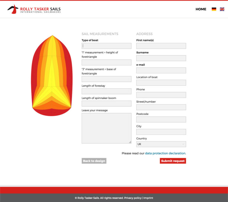 spinnaker gennaker custom design 3