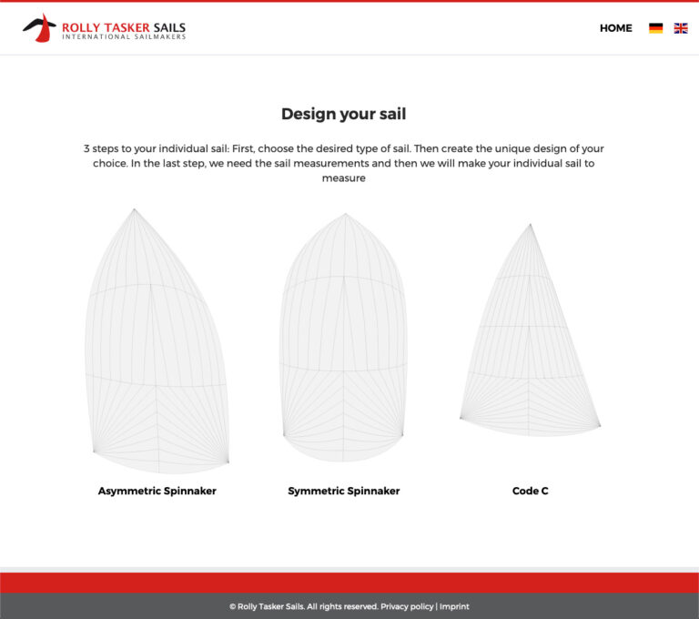 spinnaker gennaker custom design 1
