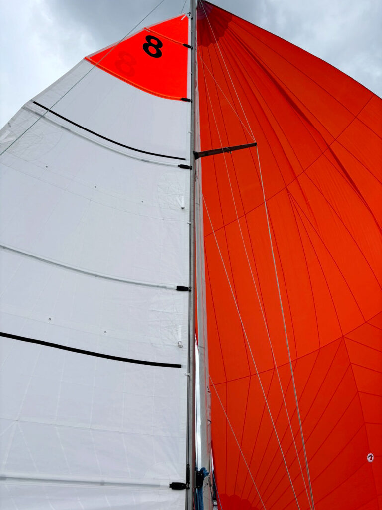 Contender Pro Warp Tech Sails - radial cut offshore performance