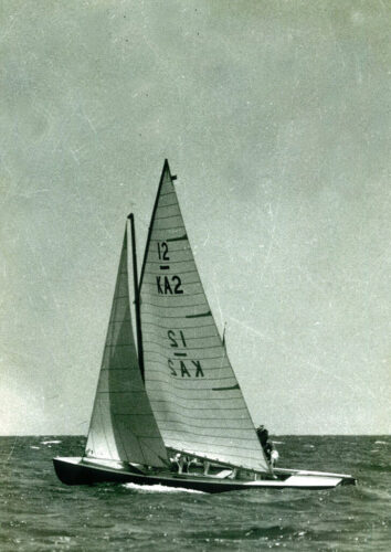 Foto von Rolly beim Jollensegeln 2