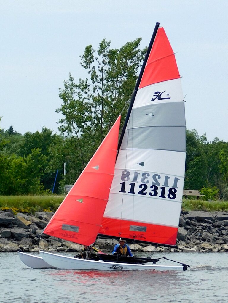 hobie 16 catamran sailboat