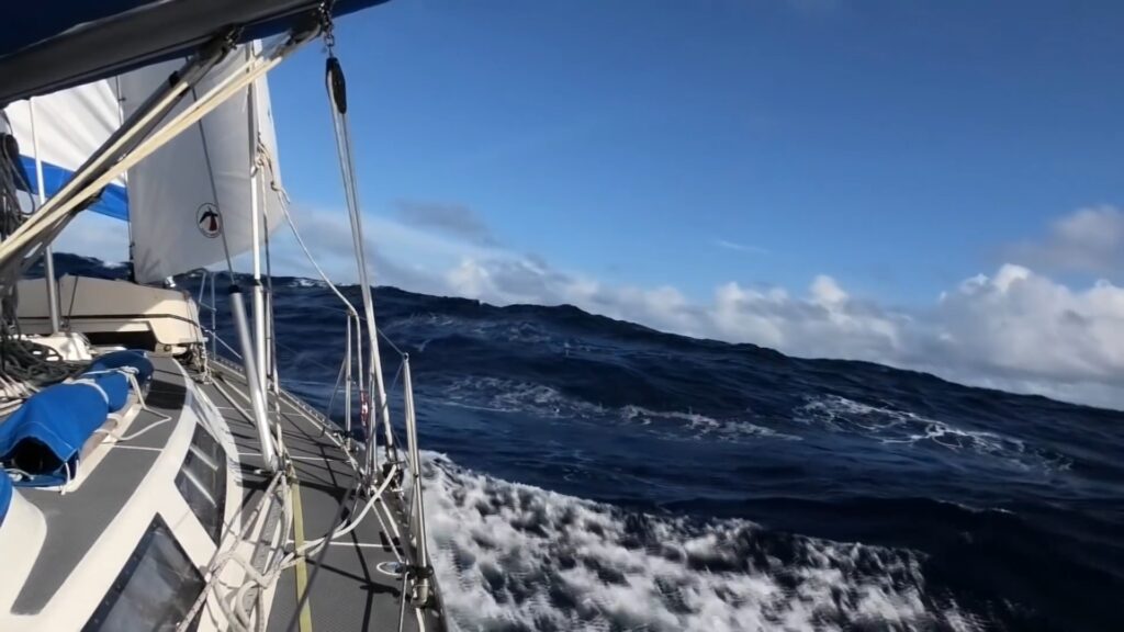 sailing offshore with staysail 2
