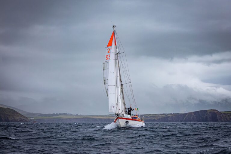 pat lawless sailing golden globe race with extremely durable sails from rolly tasker sails 4
