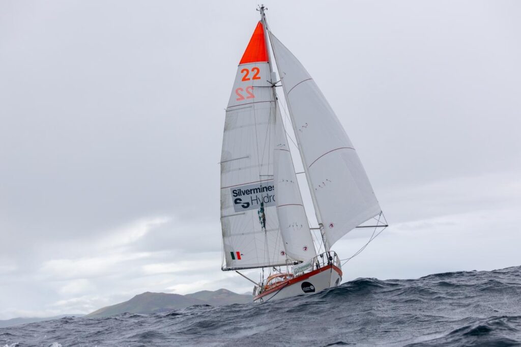 pat lawless sailing golden globe race with extremely durable sails from rolly tasker sails 6