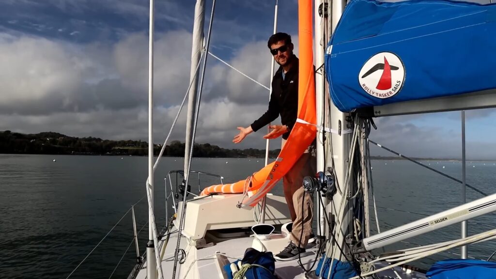 staysail pulled out of the way 2